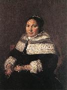 HALS, Frans Portrait of a Seated Woman oil painting on canvas